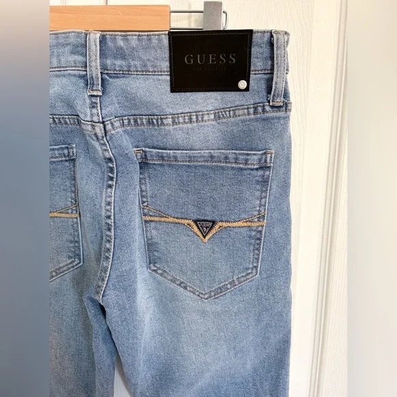 NWT GUESS Mens Light Blue Jeans 31 - Picture 7 of 8